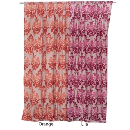 Κουρτίνα Τζέσικα Με Τρέσα Lila Viopros 140X270cm 140x270cm Πολυέστερ