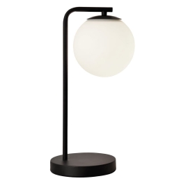 Επιτραπέζιο Φωτιστικό Danae 4219301 Black Viokef Μέταλλο,Γυαλί