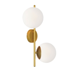 Φωτιστικό Τοίχου - Απλίκα Floris 4260100 E27 Gold Viokef
