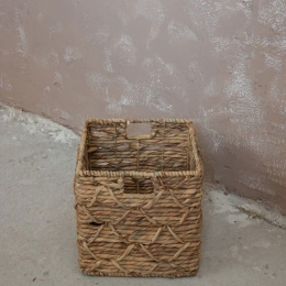 Καλάθι Zoya Natural Nima 40x40cm Υδροϋάκινθος
