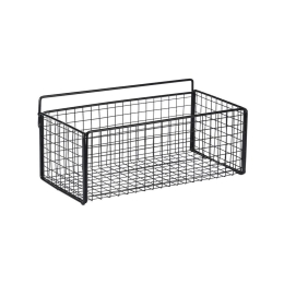 Καλάθι Οργάνωσης Κρεμαστό Cage 02-28251 36x15x13cm Black Estia Μέταλλο
