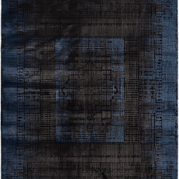 Χαλί Naf Naf Negro 12894 L03 Blue-Black Βιοκαρπέτ 160X230cm