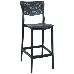 Σκαμπό Μπαρ Bellini 824-225-031 44x53x112cm Black