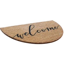 Πατάκι Εισόδου Welcome 796LMN9805 70x40cm Brown-Black Aberto Design 70x40