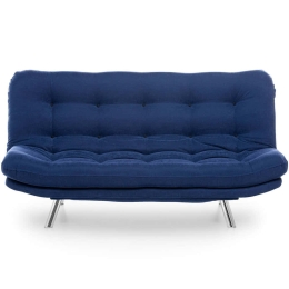 Καναπές - Κρεβάτι Τριθέσιος Misa 859FTN1323 200x105x95cm Navy Blue
