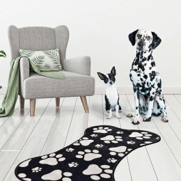 Χαλί Paw Black-White Conceptum Hypnose 60X100