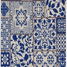 Χαλί Briar 530HFT1250 Blue-White Conceptum Hypnose 80X150cm