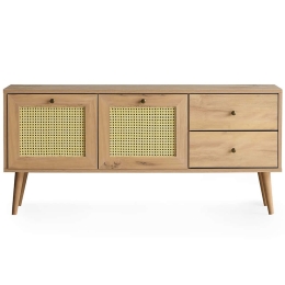 Έπιπλο Τηλεόρασης Patara 854KLN3028 140x40x60cm Oak