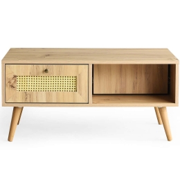 Τραπέζι Σαλονιού Sidyma 854KLN2809 97x55x45cm Oak