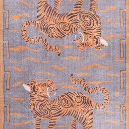 Χαλί Opus AL 320 Grey-Orange Conceptum Hypnose 75X150cm
