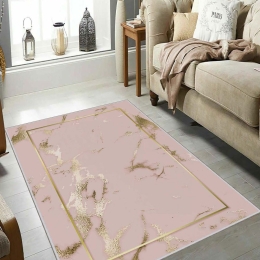 Χαλί Hmnt598 474HFT1179 Gold-Pink Conceptum Hypnose 50X80