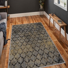 Χαλί Hmnt603 474HFT1248 Grey-Gold Conceptum Hypnose 80X150cm