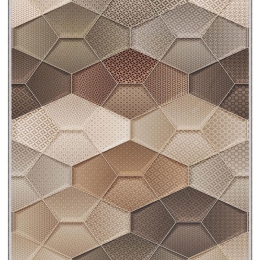 Χαλί Hmnt852 478HFT2257 Beige-Brown Conceptum Hypnose 60X100