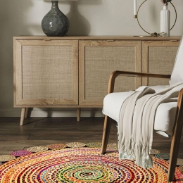 Χαλί Hmnt933 477HFT2201 Multi Conceptum Hypnose 60X60cm Round