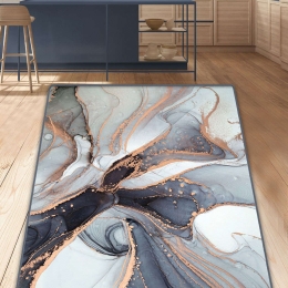 Χαλί Colore Misto 287CHL1954 Blue-Brass Conceptum Hypnose 80X150cm