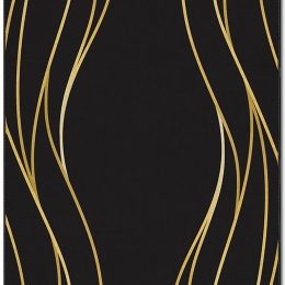 Χαλί Asr Crpt-70 288NGR1955 Black-Gold Conceptum Hypnose 120X180cm