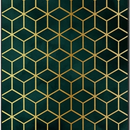 Χαλί Asr Crpt-98 288NGR2156 Green-Gold Conceptum Hypnose 180X280cm