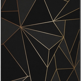 Χαλί Asr Crpt-107 288NGR2217 Black-Gold Conceptum Hypnose 120X180cm