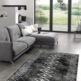 Χαλί W1050 213HFT1458 Black-White Conceptum Hypnose 100X150cm