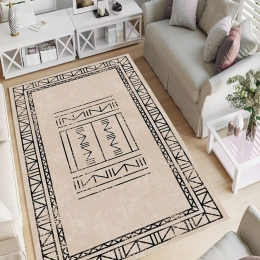 Χαλί W1052 213HFT1478 Beige-Black Conceptum Hypnose 120X180cm