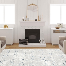 Χαλί W1064 213HFT1589 Light Grey-Blue Conceptum Hypnose 160X230cm