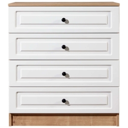 Συρταριέρα Tuvalle 230TVL1301 80x49x90cm Oak-White