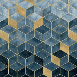 Χαλί Petrol-Gold Conceptum Hypnose 160X230cm