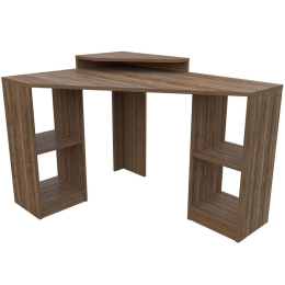 Γραφείο Γωνιακό Floating 322RTC1301 120x90x76,8cm Walnut