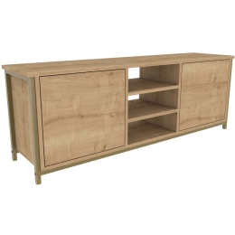 Έπιπλο Tηλεόρασης Otis 322RTC2271 140x35,3x50,8cm Gold-Oak
