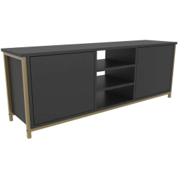 Έπιπλο Tηλεόρασης Otis 322RTC2272 140x35,3x50,8cm Gold-Anthracite