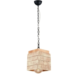 Φωτιστικό Οροφής 414LRC1523 16x16x120cm 1xE27 40W Beige Opviq