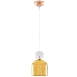 Φωτιστικό Οροφής 414LRC1801 Φ16x120cm 1xG9 5W Gold Opviq