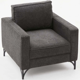Πολυθρόνα Berlin 825BLC2790 80x91x83cm Anthracite