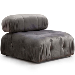 Πολυθρόνα Bubble 560ARE1417 95x95x75cm Grey