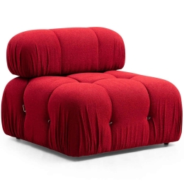 Πολυθρόνα Bubble 560ARE1429 95x95x75cm Red