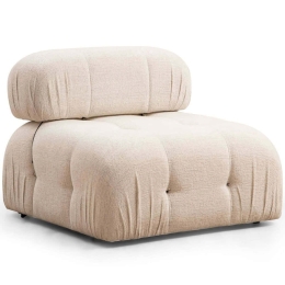Πολυθρόνα Bubble 560ARE1437 95x95x75cm Cream