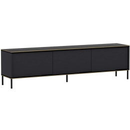 Έπιπλο Tηλεόρασης Imaj 382NRC1129 180x35x45,2cm Marble Effect Black-Anthracite