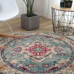Χαλί Woopamuk495 599HFT5154 Turquoise Conceptum Hypnose 160X160 Round