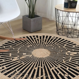 Χαλί Woopamuk532 599HFT5490 Cream-Black Conceptum Hypnose 160X160 Round