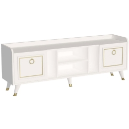 Έπιπλο Τηλεόρασης Ruby 505CRL1723 150x35x55cm White