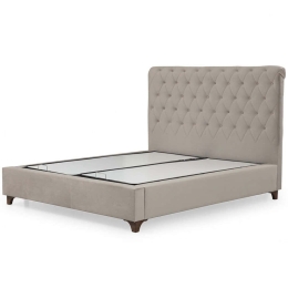 Κρεβάτι Με Αποθηκευτικό Χώρο Deluxe (Για Στρώμα 150x200cm) 771MND1168 150x200x130cm Beige Διπλό