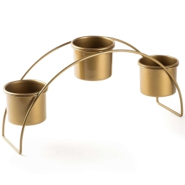 Κασπώ 247HFM1149 40x10x20cm Gold Aberto Design Μέταλλο