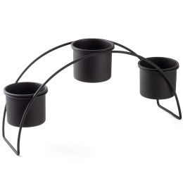 Κασπώ 247HFM1150 40x10x20cm Black Aberto Design Μέταλλο
