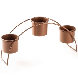 Κασπώ 247HFM1151 40x10x20cm Copper Aberto Design Μέταλλο
