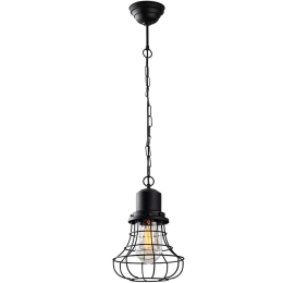Φωτιστικό Οροφής 795LMG1102 Φ22x110cm 1xE27 40W Black Opviq