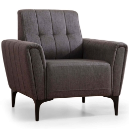 Πολυθρόνα Hamlet 560ARE2244 90x95x77cm Dark Grey