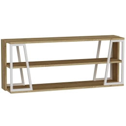 Έπιπλο Τηλεόρασης Lissa Rafli 550ARN3435 123,6x30x48,6cm Oak-White