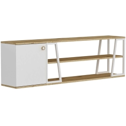 Έπιπλο Τηλεόρασης Lissa Dolapli 550ARN3437 160x30x48,6cm Oak-White