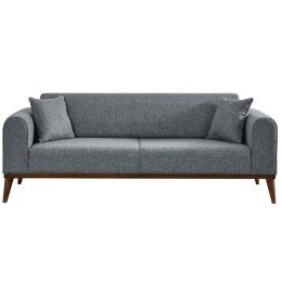 Καναπές - Κρεβάτι Τριθέσιος Cofi 560ARE2907 222x90x80cm Grey