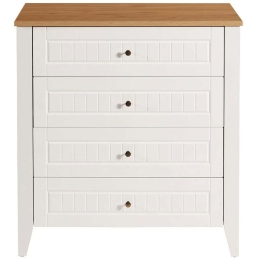 Συρταριέρα Tuval 230TVL1305 90x44x95cm White-Oak
